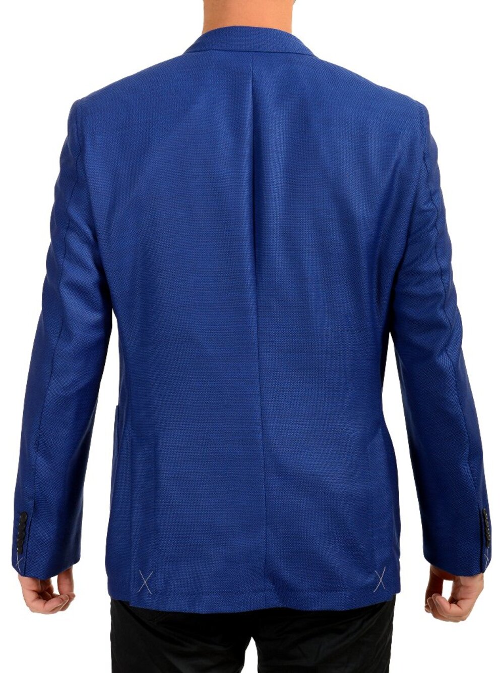 Hugo Boss Men's "T-Jake" Blue 100% Wool Sport Coat Blazer US 36R IT 46R - Picture 3 of 7
